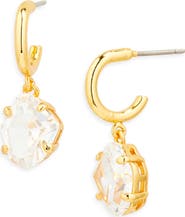 Kate Spade New York treasure trove drop huggie hoop earrings