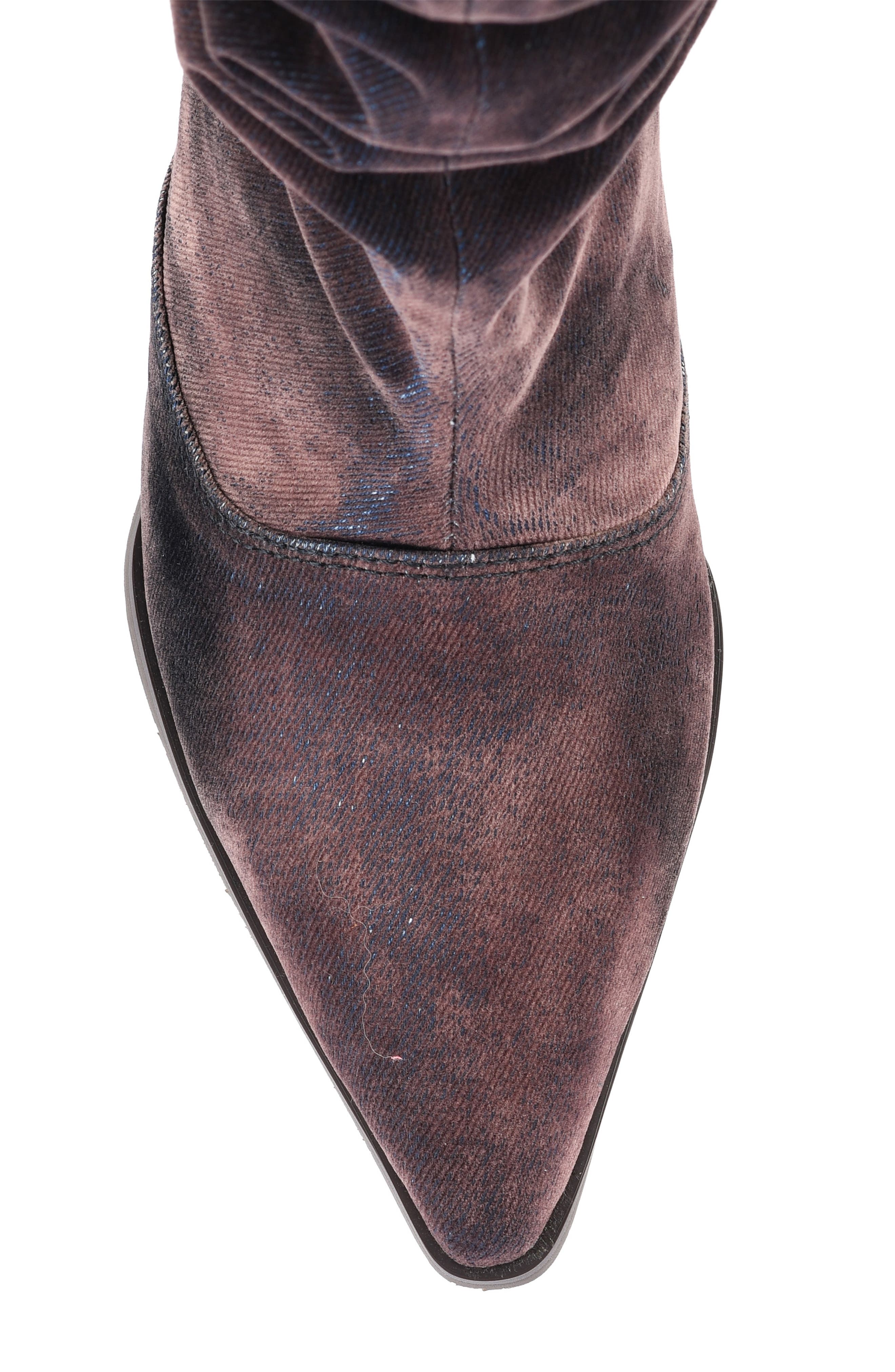 Windswell Knee High Slouch Boot, Alternate, color, DARK BLUE