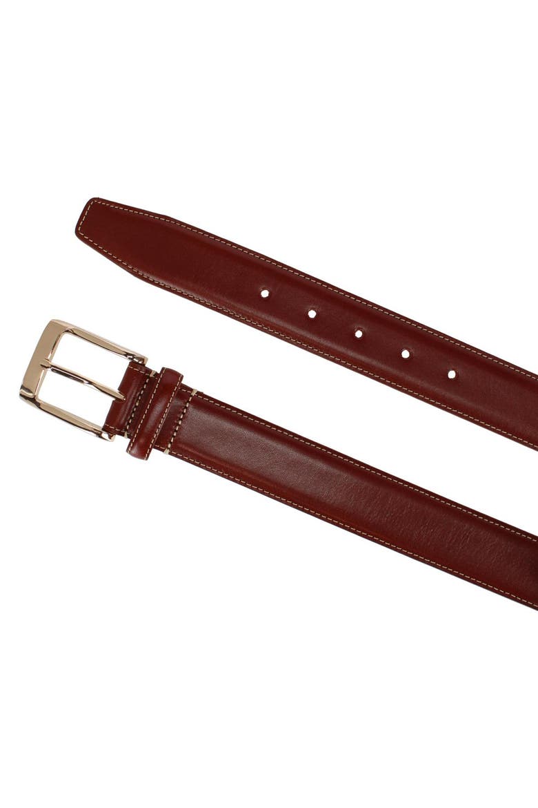 Cornelius 35mm Cortina Leather Dress Belt, Alternate, color, Honey Maple