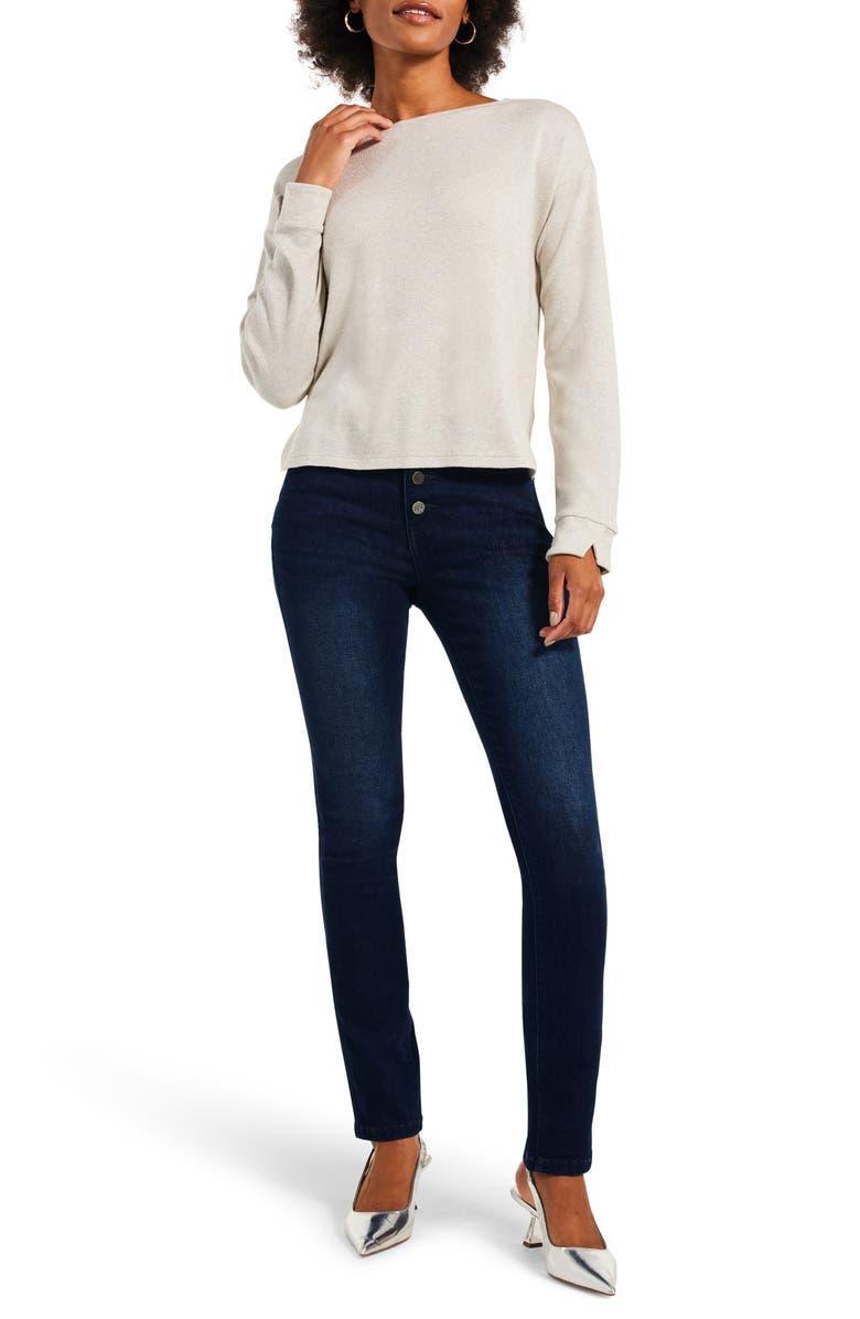 NIC+ZOE Everyday Sparkle Knit Top, Alternate, color,