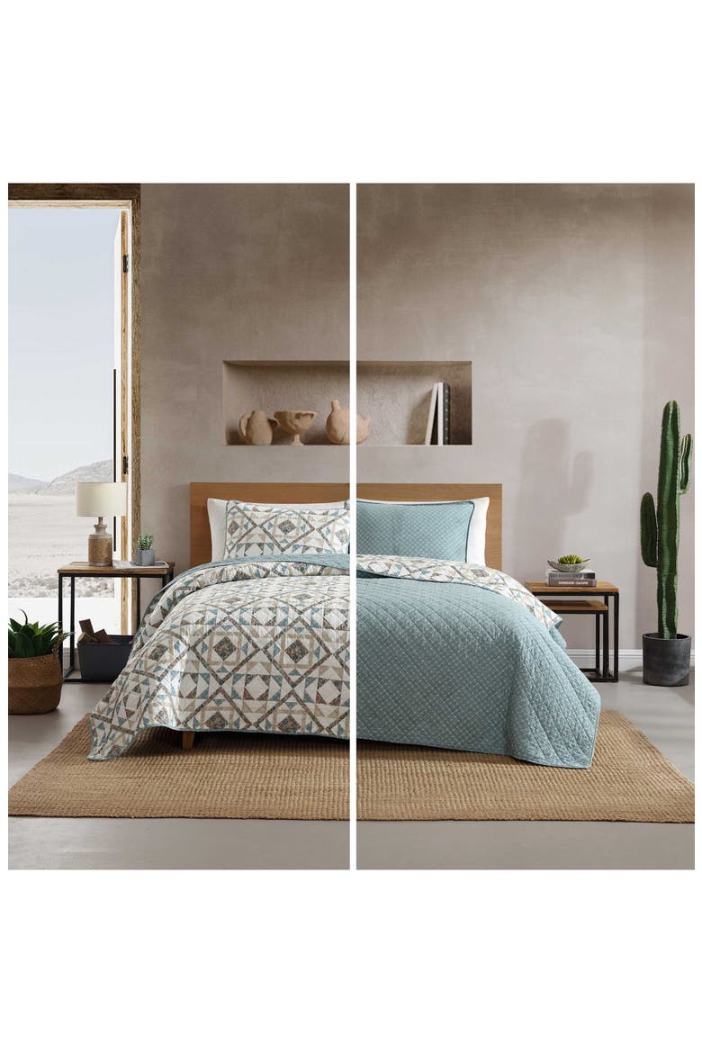 Annie Twin Reversible Quilt Set, Alternate, color, BLUE