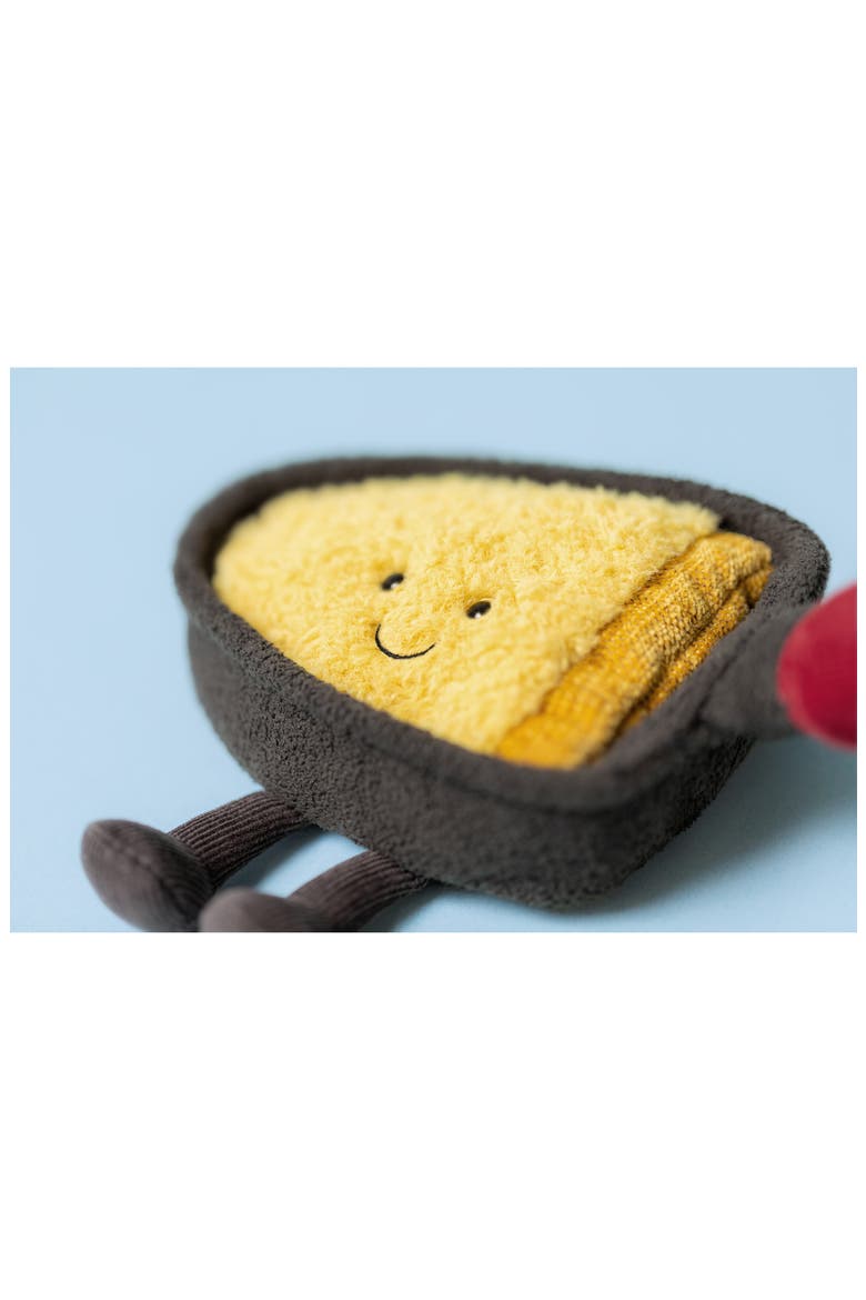Amuseables Raclette 8.5-Inch Plushie, Alternate, color, BLACK