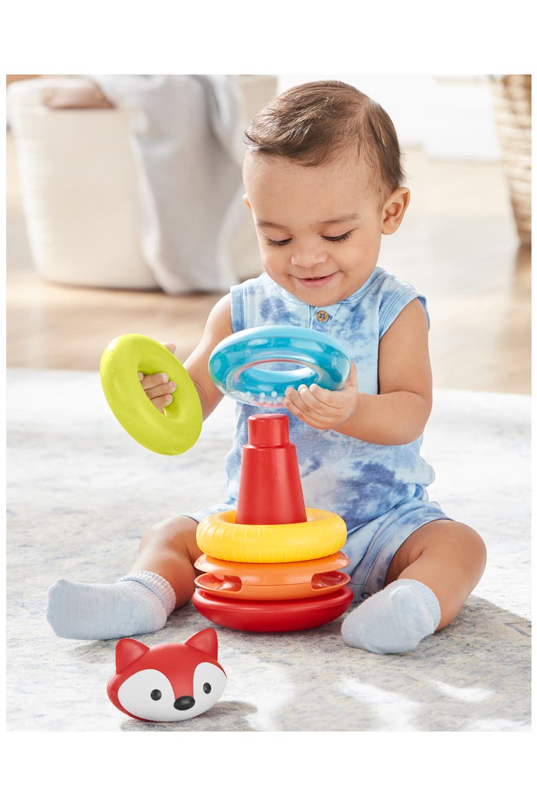 Explore More Stacking Toy, Alternate, color, MULTI