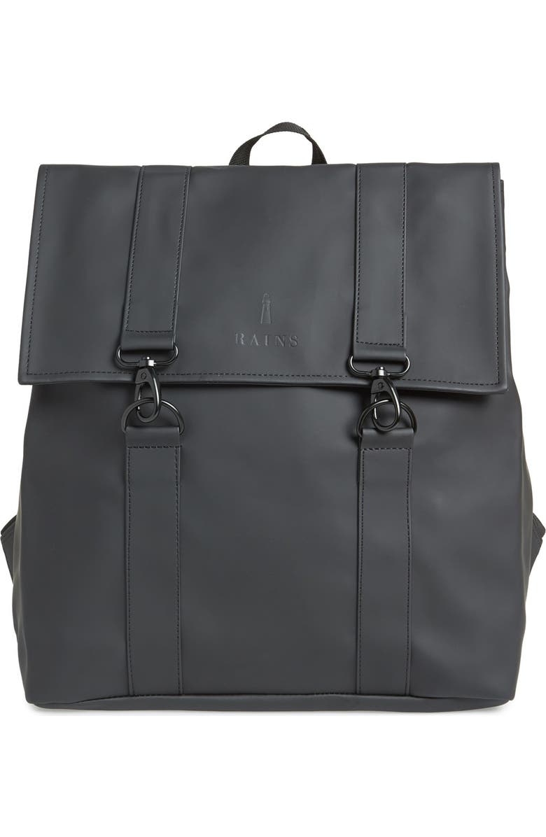 Rains Msn Water Repellent Backpack, Main, color,