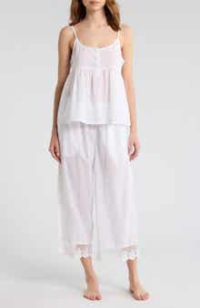 Swiss Dot Crop Pajamas