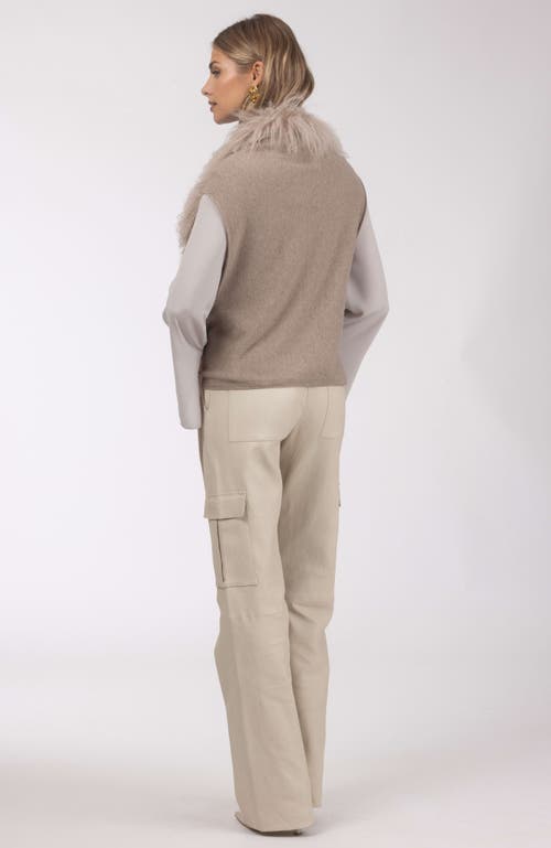 Gorski Cashmere And Merino Wool Vest In Neutral