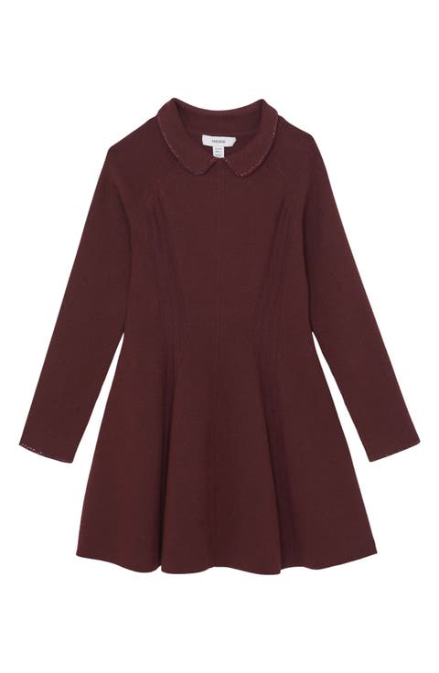 Kids' Zadie Long Sleeve Sweater Dress (Little Kid & Big Kid)