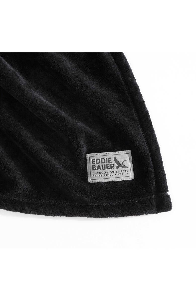 Eddie Bauer Ultrasoft Plush Throw Blanket, Alternate, color, Black