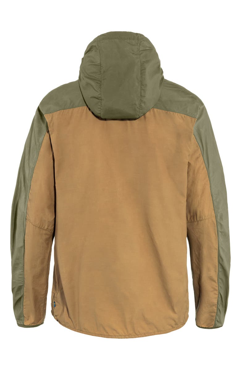 Fjällräven High Coast Hooded Wind Jacket, Alternate, color, Buckwheat Brown-Green