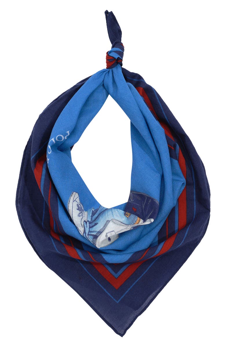 Polo Ralph Lauren Beardana Cotton Square Scarf, Main, color,
