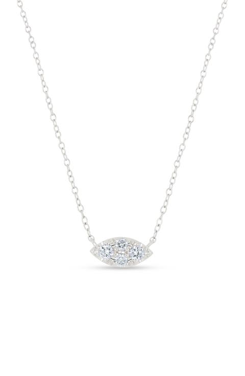 Mika 18k Gold Diamond Pendant Necklace