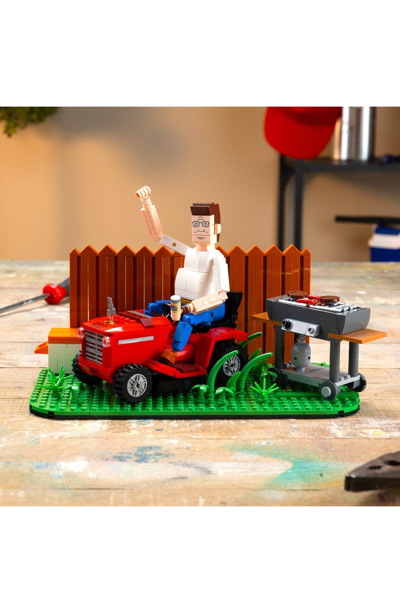 Brickcraft King of the Hill Hank Hill's Backyard Building Set, Alternate, color, NO COLOR
