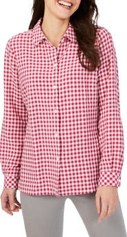 Foxcroft Harris Gingham Stretch Shirt