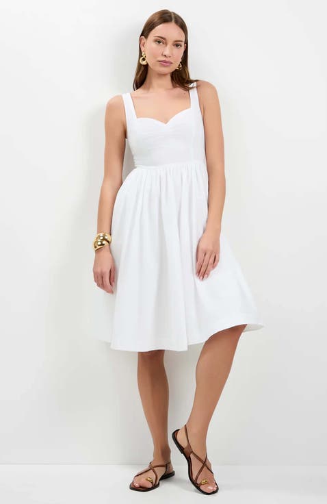 Mirabello Sweetheart Neck Midi Dress