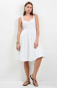 Trina Turk Mirabello Sweetheart Neck Midi Dress