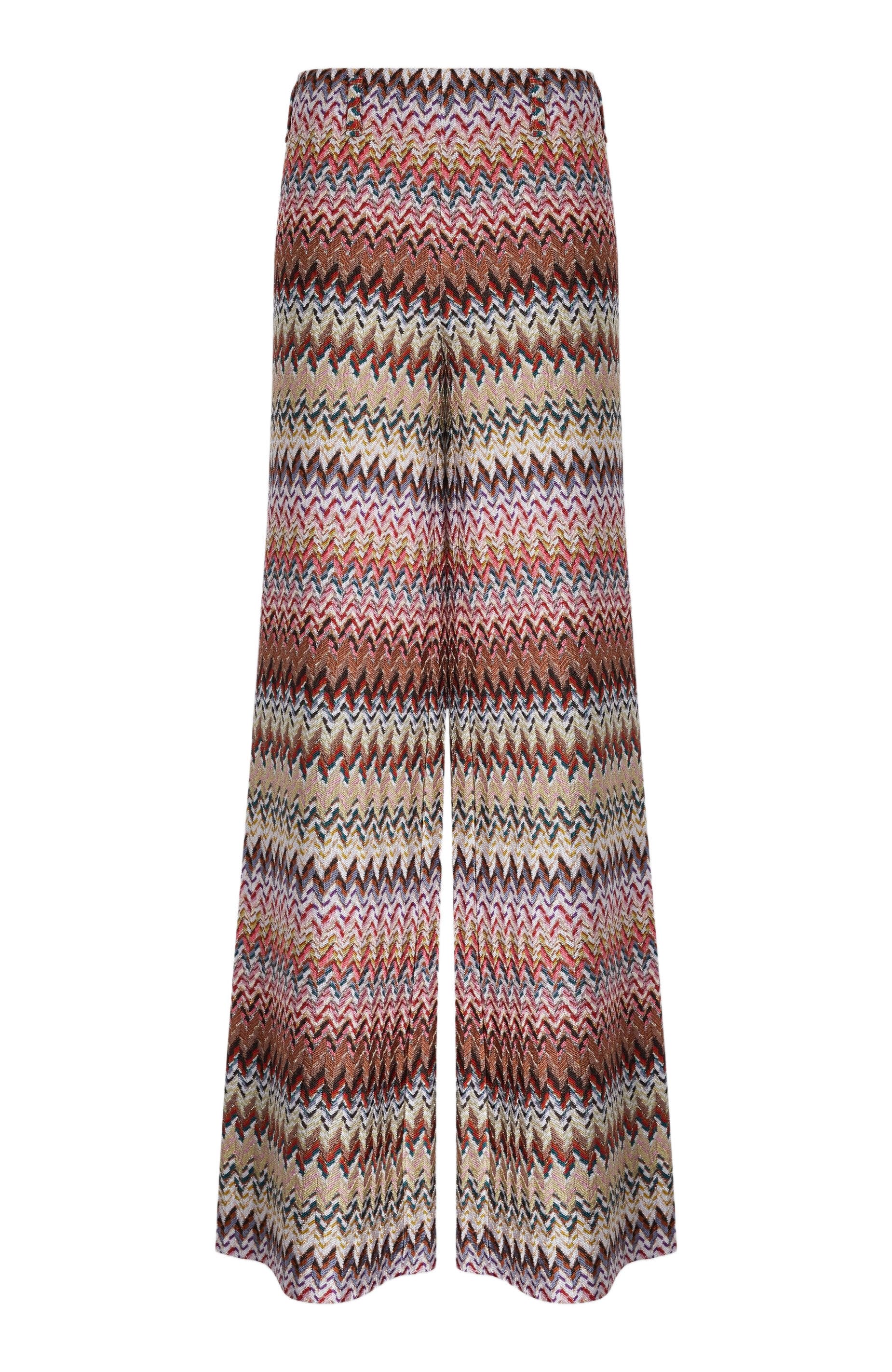 Flare Pants With Zigzag Pattern - image 2