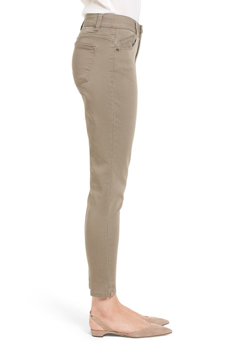 Ab-Solution Stretch Twill Skinny Pants (Nordstrom Exclusive), Alternate, color, BRINDLE OLIVE