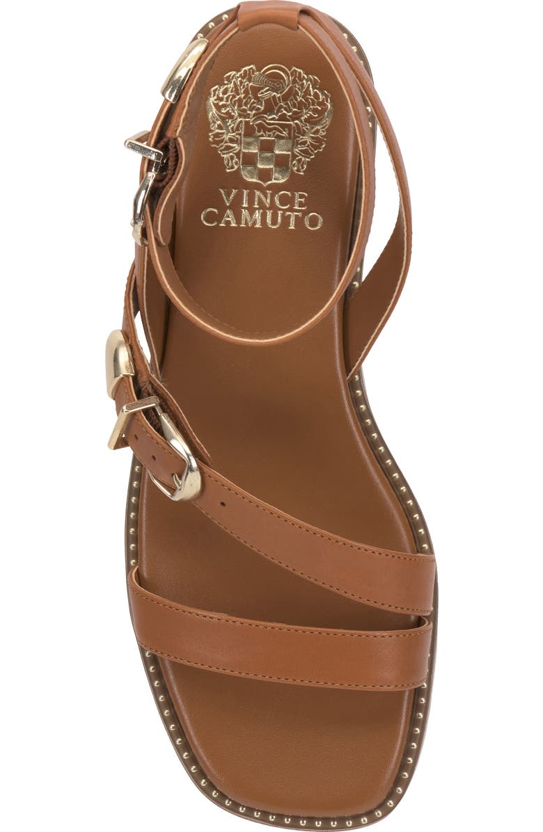 Vince Camuto Neiko Ankle Strap Sandal, Alternate, color, Golden Walnut