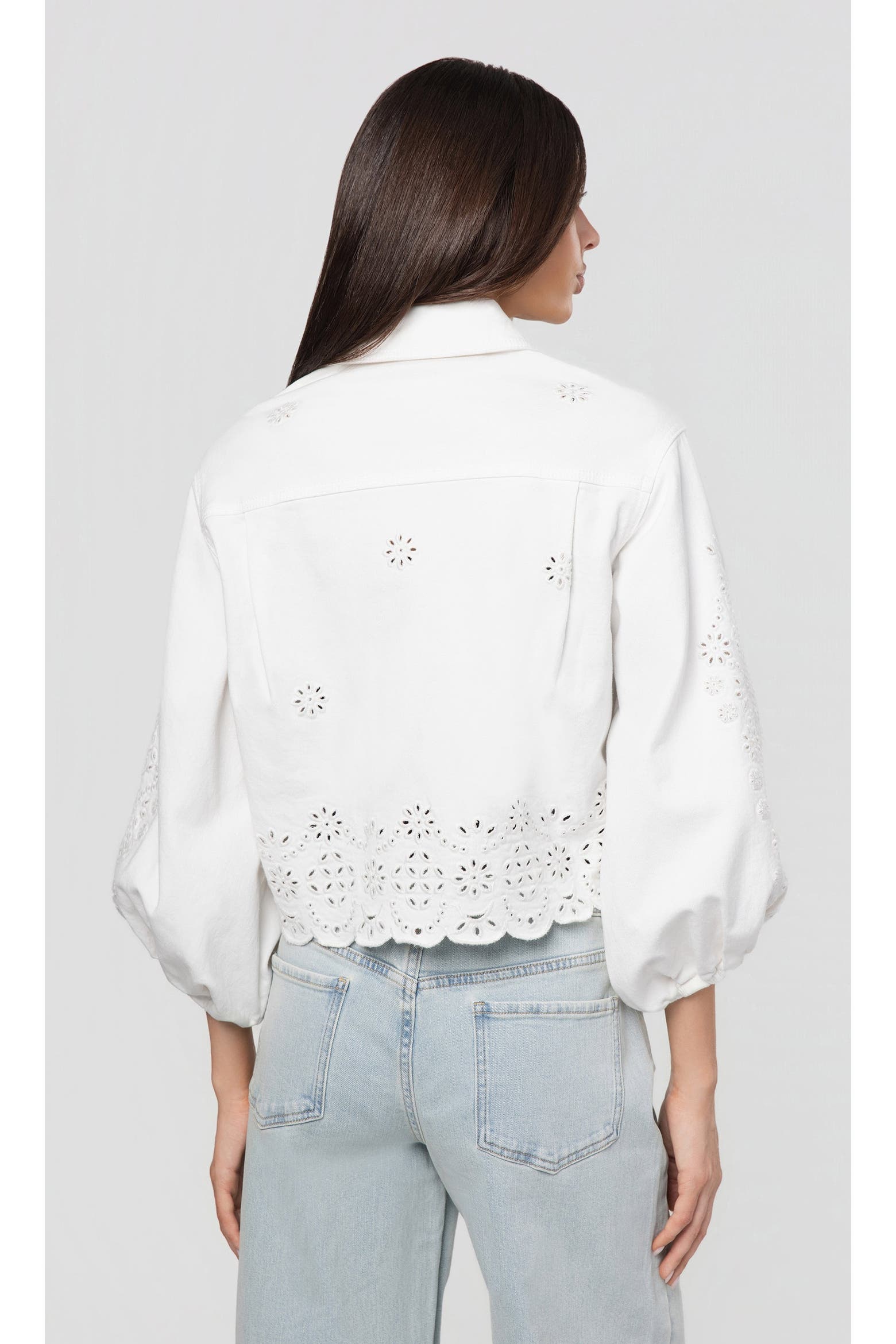 Generations Listed In Order Generation Love Lumere Embroidered Denim Jacket (Women) | Nordstrom