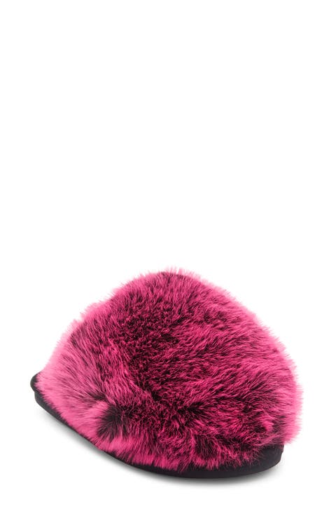 Poof Faux Fur Slipper (Women)