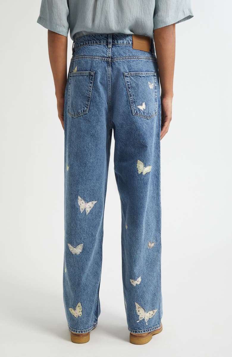 Vast Cut Wide Straight Leg Jeans