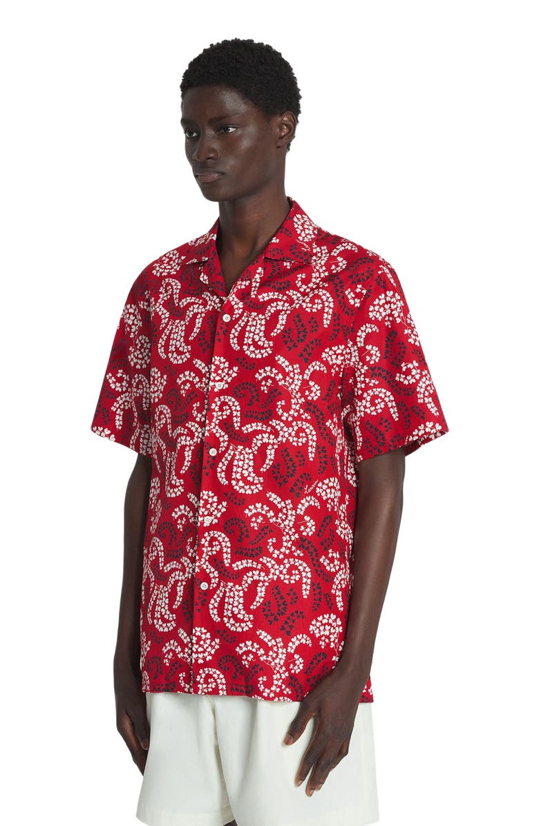 Lanvin PRINTED COTTON SHIRT, Alternate, color, 