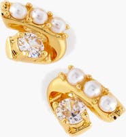 YOJ Ever Stud Pearl Earrings in Gold