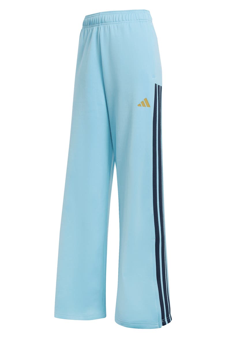 House of Tiro Wide Leg Track Pants, Alternate, color, ICEY BLUE/ BEIGE/ NAVY