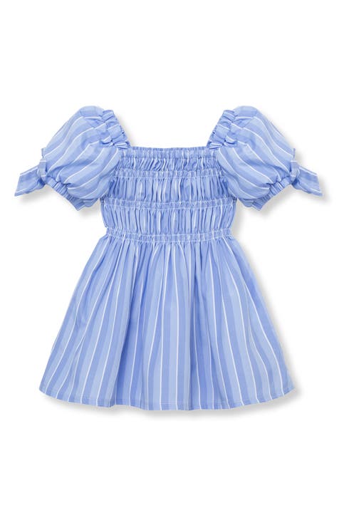 Stripe Puff Sleeve Sundress (Baby)