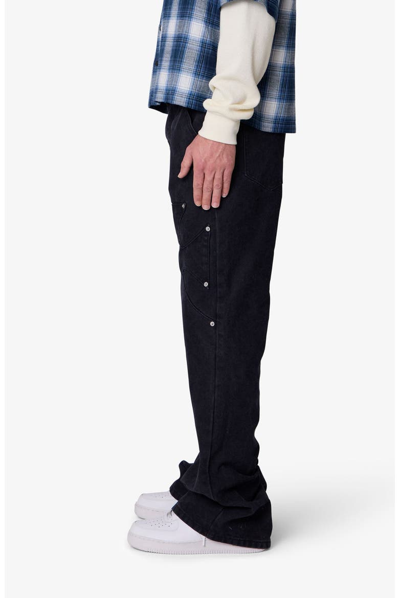 Iron Cross Baggy Flare Jeans, Alternate, color, BLACK