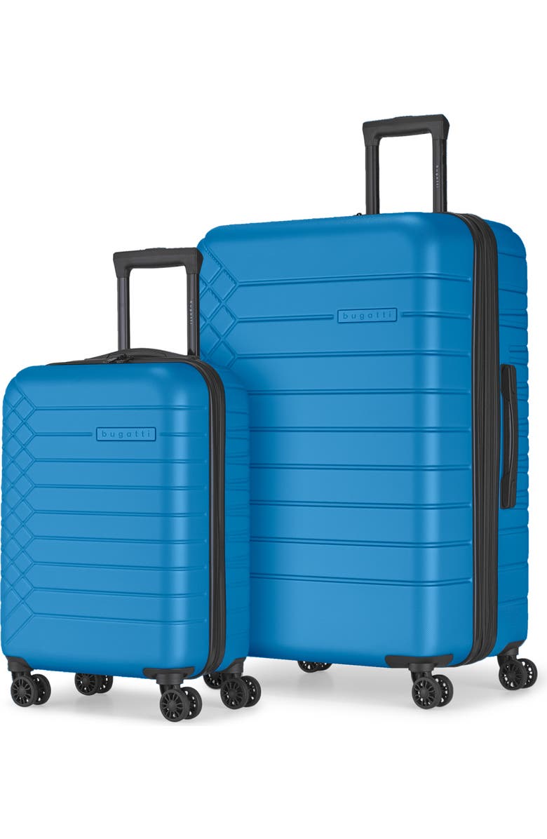 bugatti Mecca 2 Piece Hardside Luggage Set with Expansion, Main, color, Azure
