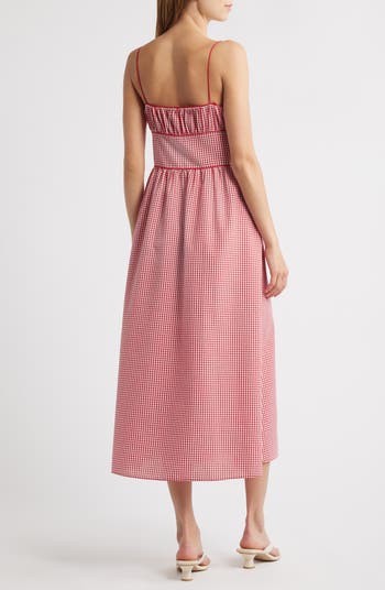 Belline Check Midi Dress