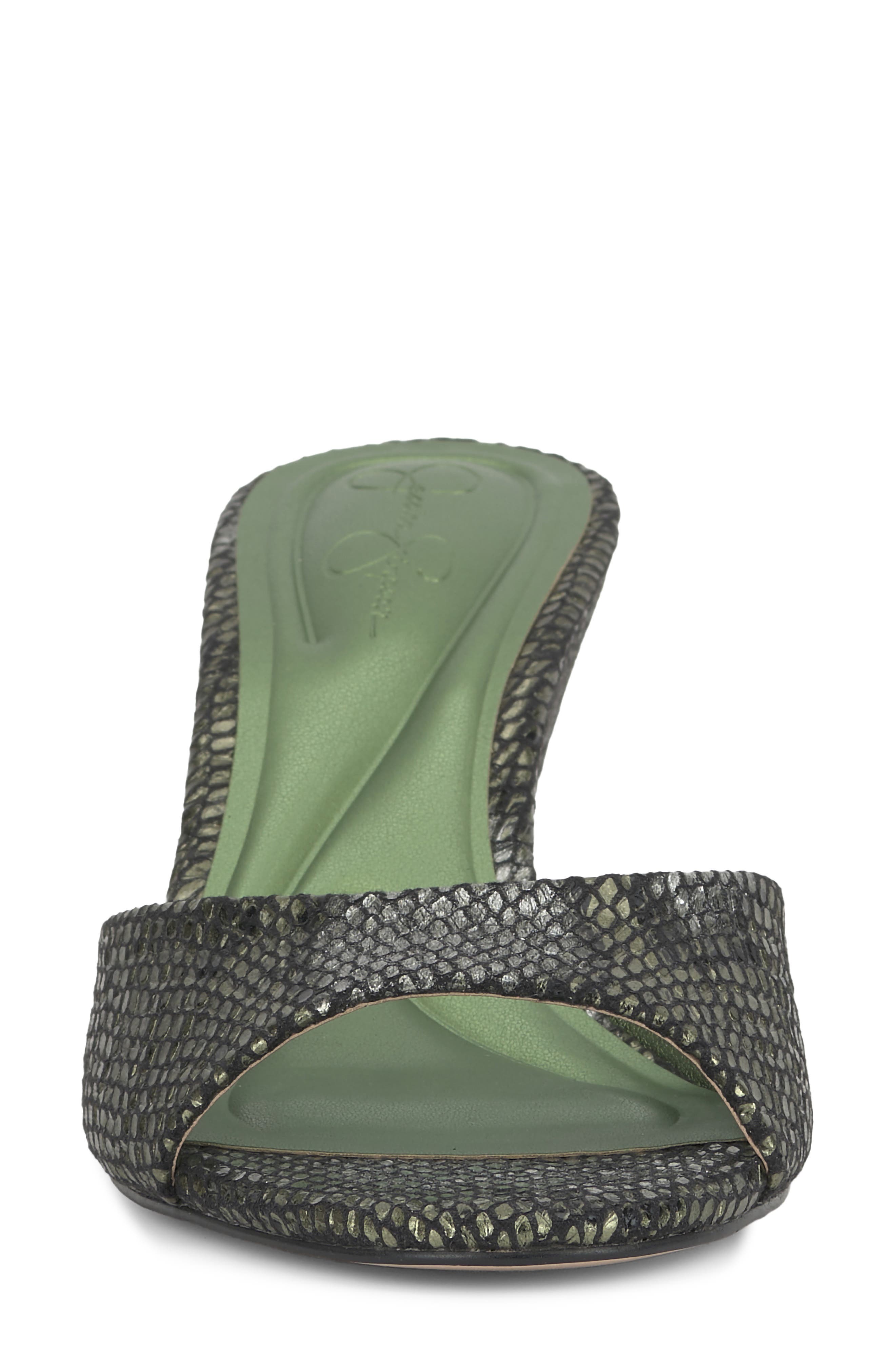 Bolir Wedge Slide Sandal, Alternate, color, LIGHT GREEN