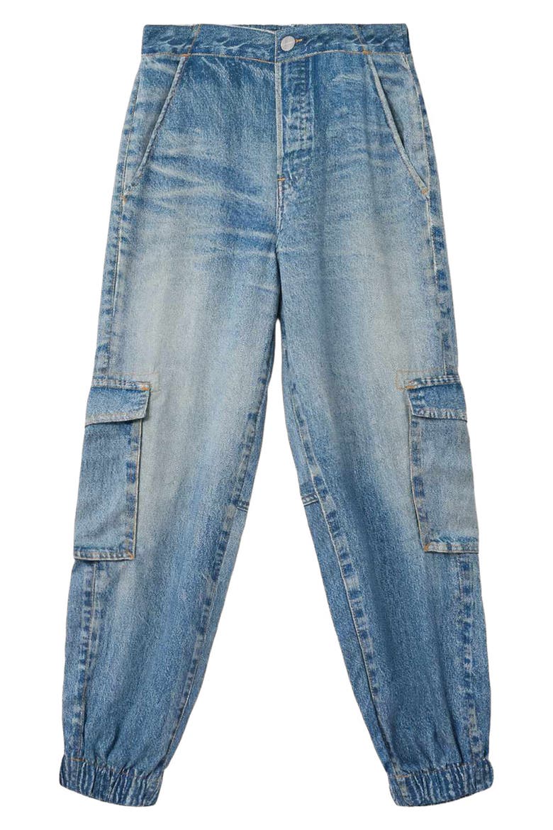 Selma Cargo Jeans, Alternate, color, ILLUSION INDIGO