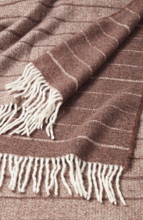 Nordstrom Plaid Fringe Throw Blanket