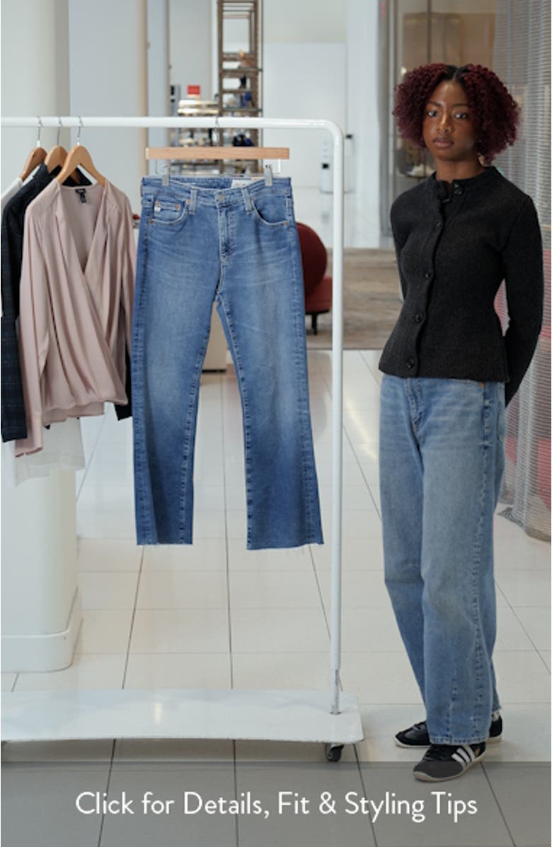 Farrah Mid Rise Crop Bootcut Jeans, sales video thumbnail