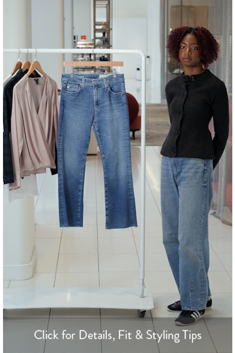 Farrah Mid Rise Crop Bootcut Jeans video