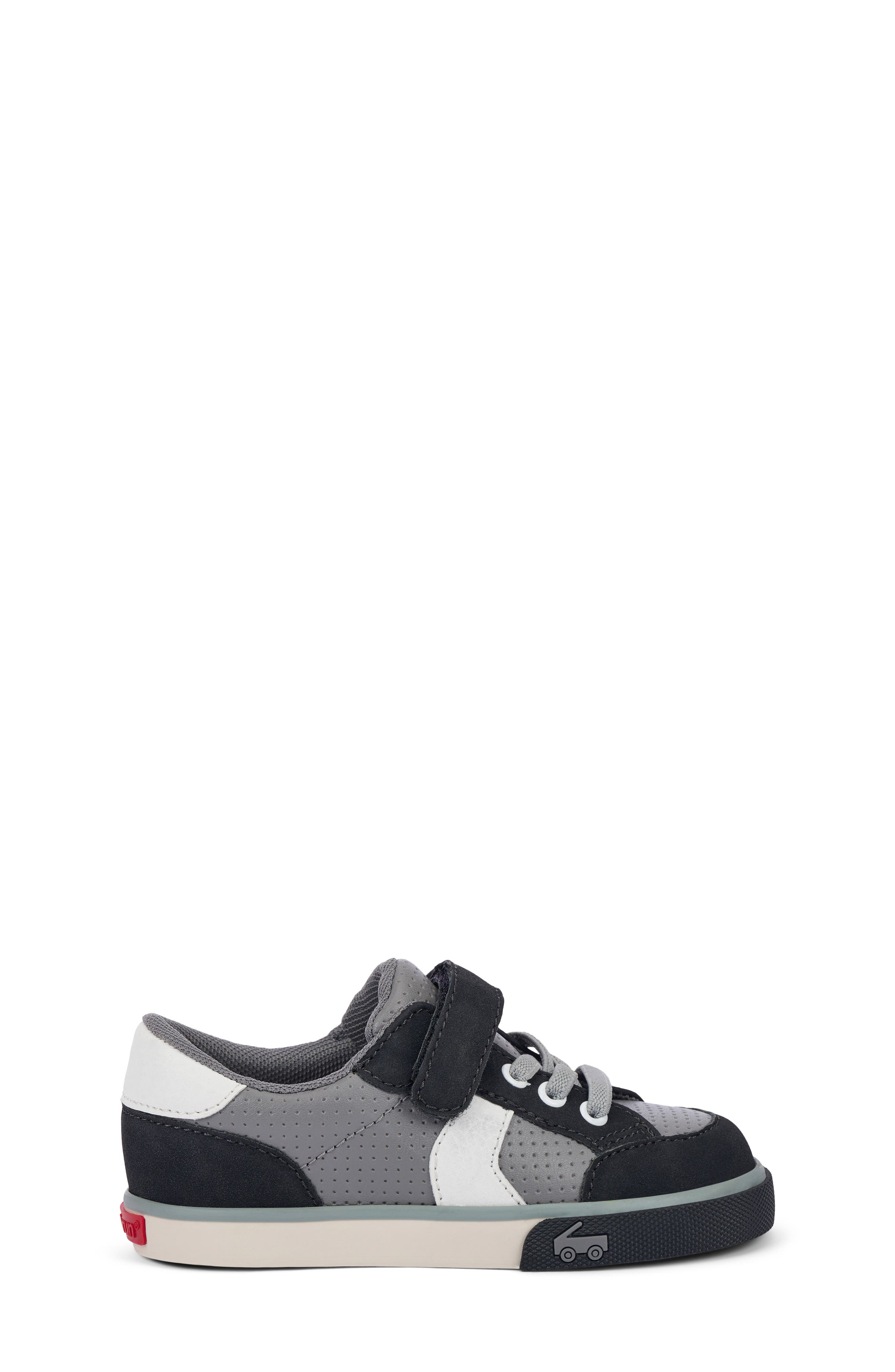See Kai Run Kids' Connor Sneaker, Alternate, color, Gray/ Black