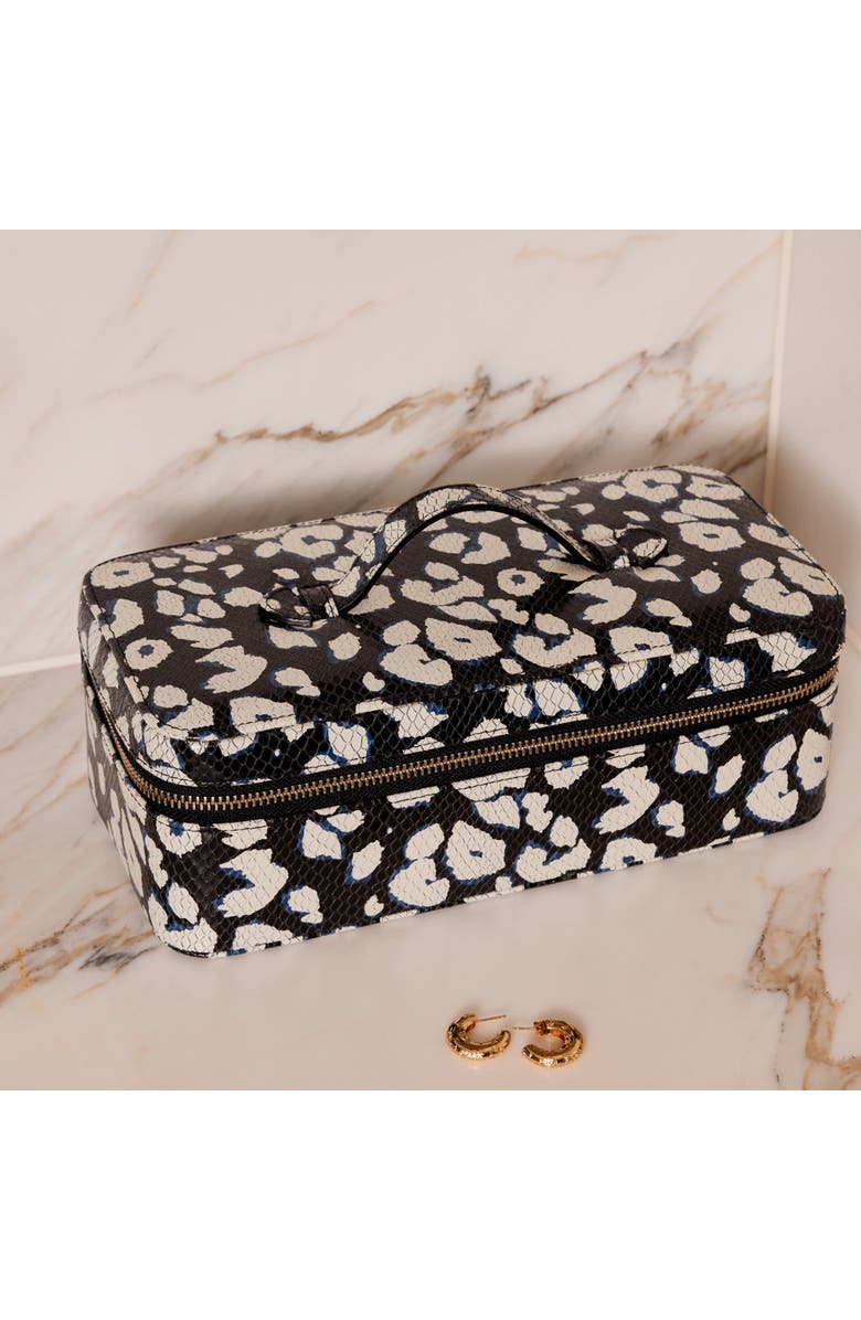 Rapport London SLOANE ZIP JEWELLERY CASE, Alternate, color, Blue