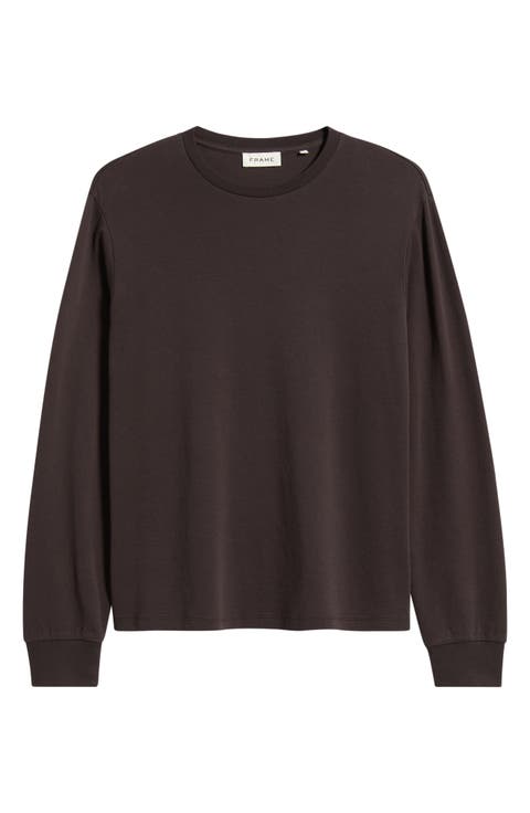 Duo Fold Long Sleeve Cotton T-Shirt