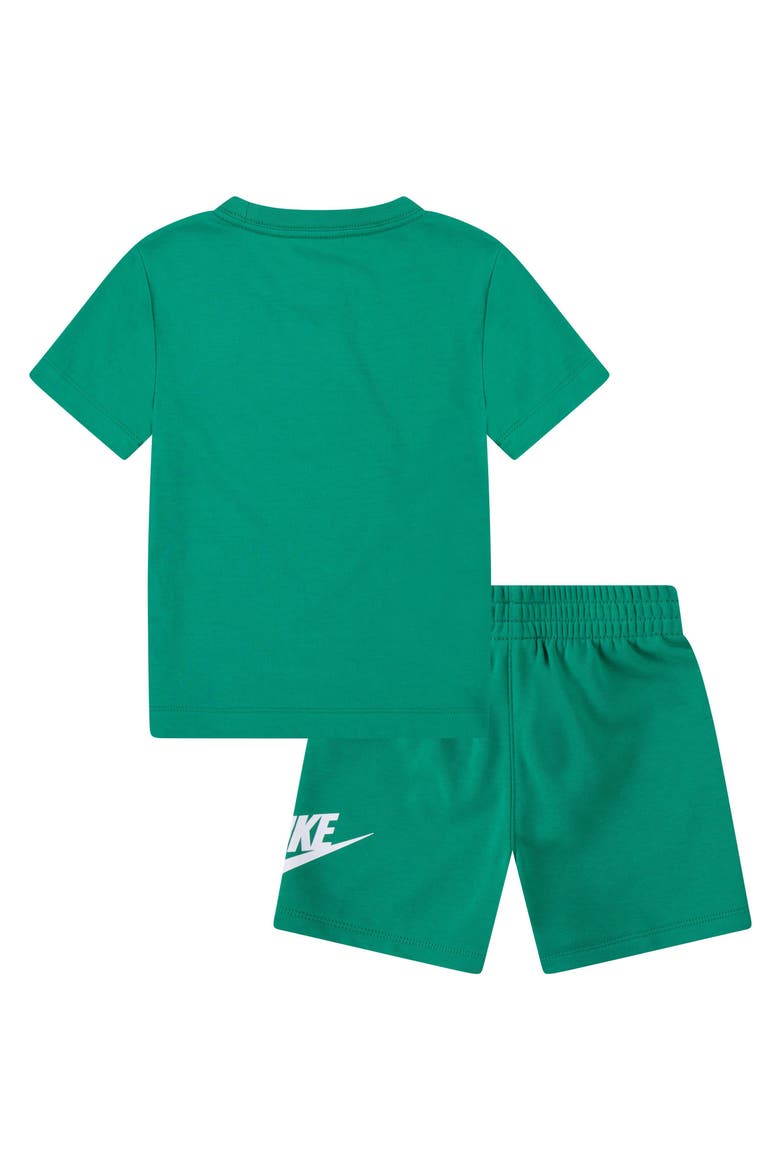 Kids' Club Logo Graphic T-Shirt & Shorts Set, Alternate, color, STADIUM GREEN