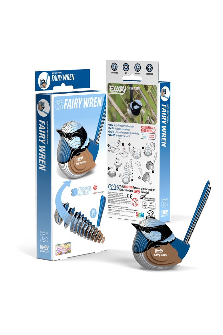 Fairy Wren 3D Puzzle, Main, color, No Color