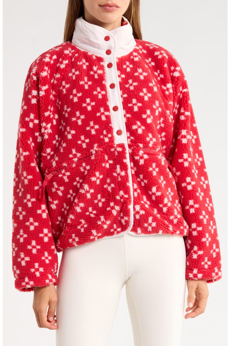 FP Movement Rocky Ridge Fleece Jacket, Main, color, BIRDSEYE APPLE COMBO