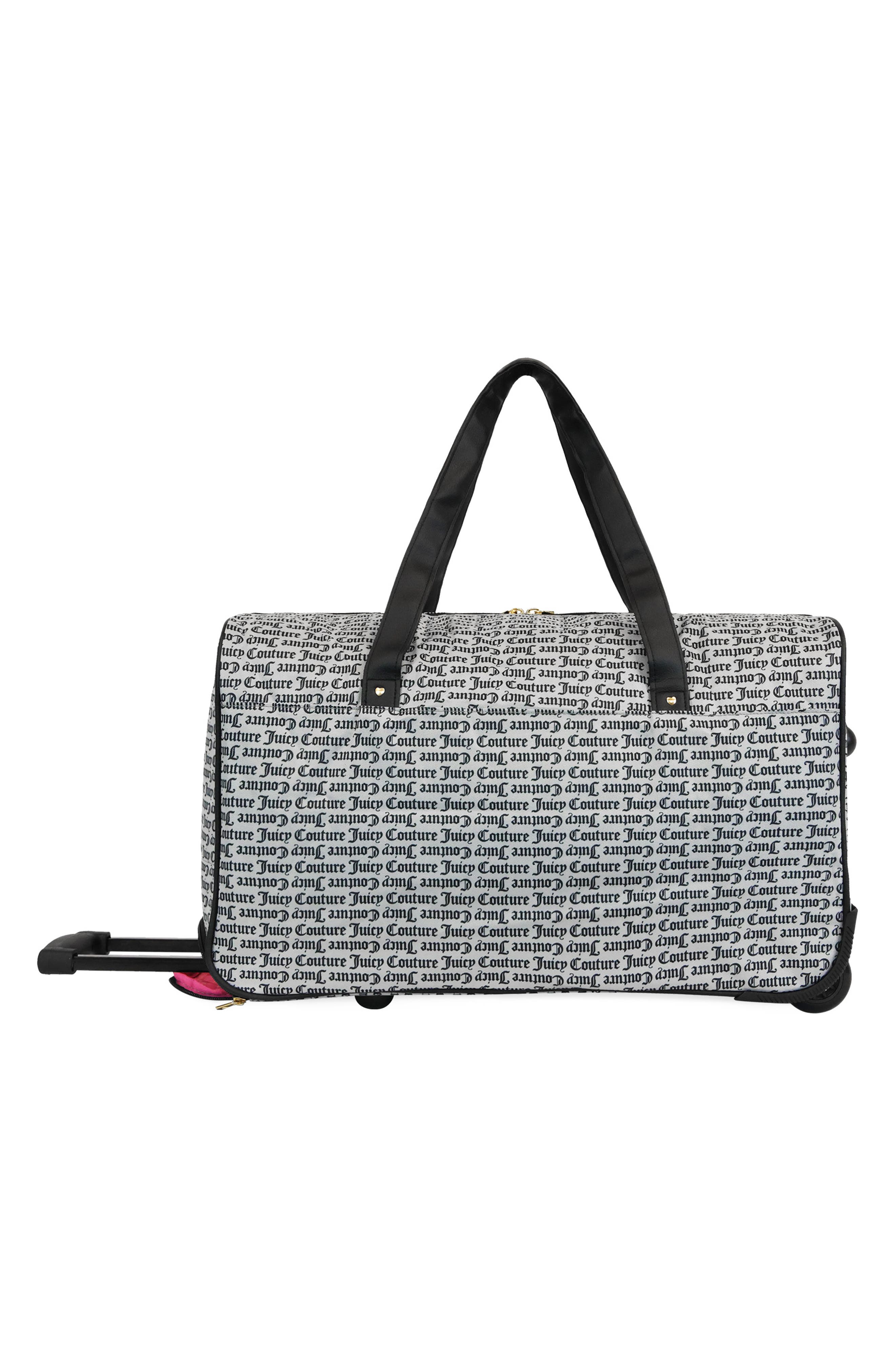Sahara Rolling Duffle Bag, Alternate, color, JC GREY