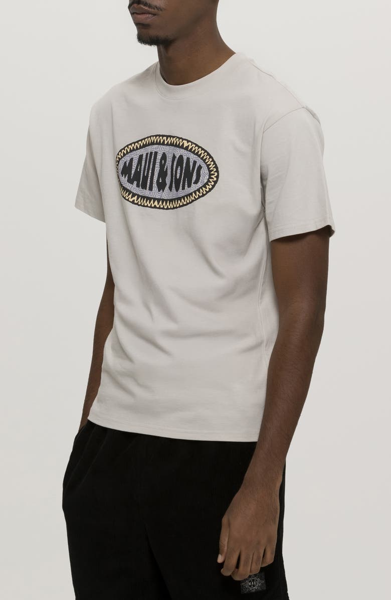 Maui & Sons Madras Rad Graphic T-Shirt, Alternate, color, Cement