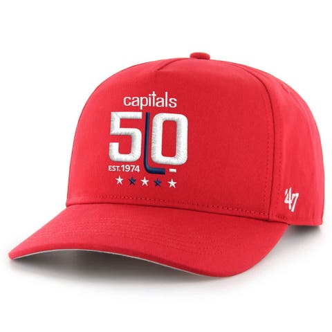 Men's '47 Red Washington Capitals 50th Anniversary Hitch Adjustable Hat