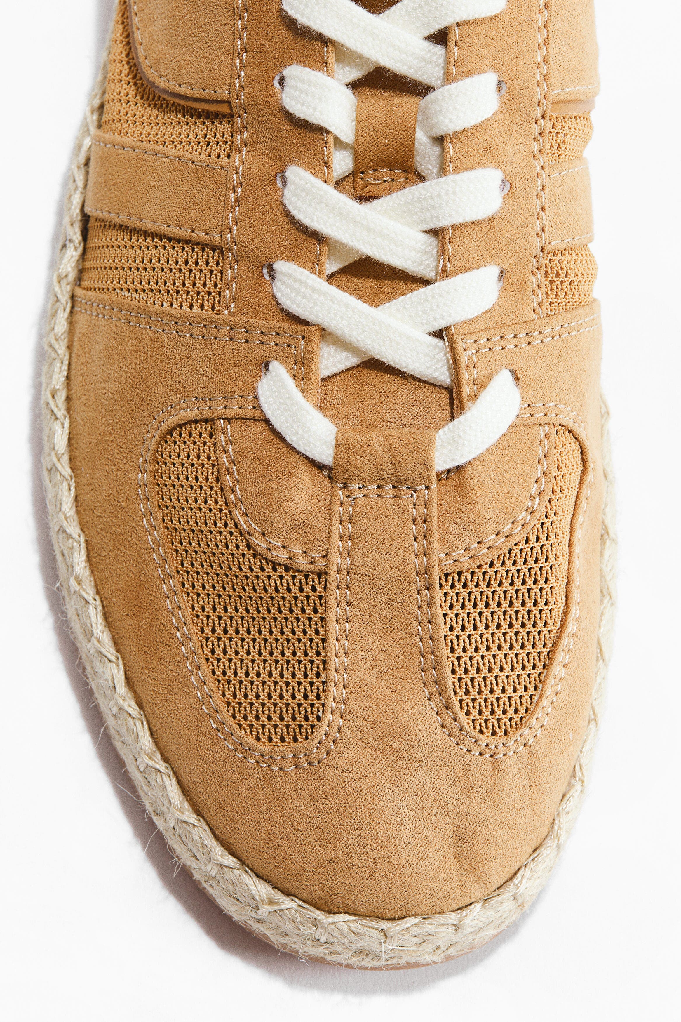 Espadrille Trainers, Alternate, color, Dark beige