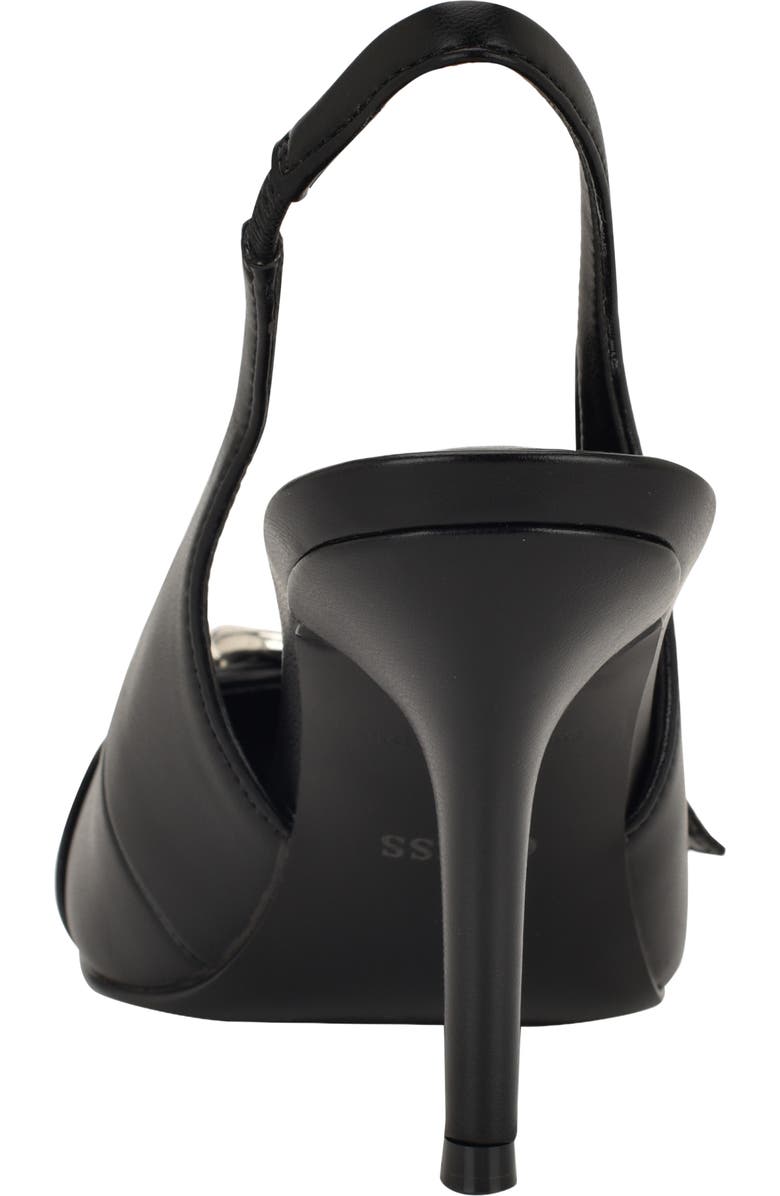 GUESS Prissie Slingback Pointed Toe Pump, Alternate, color, Black