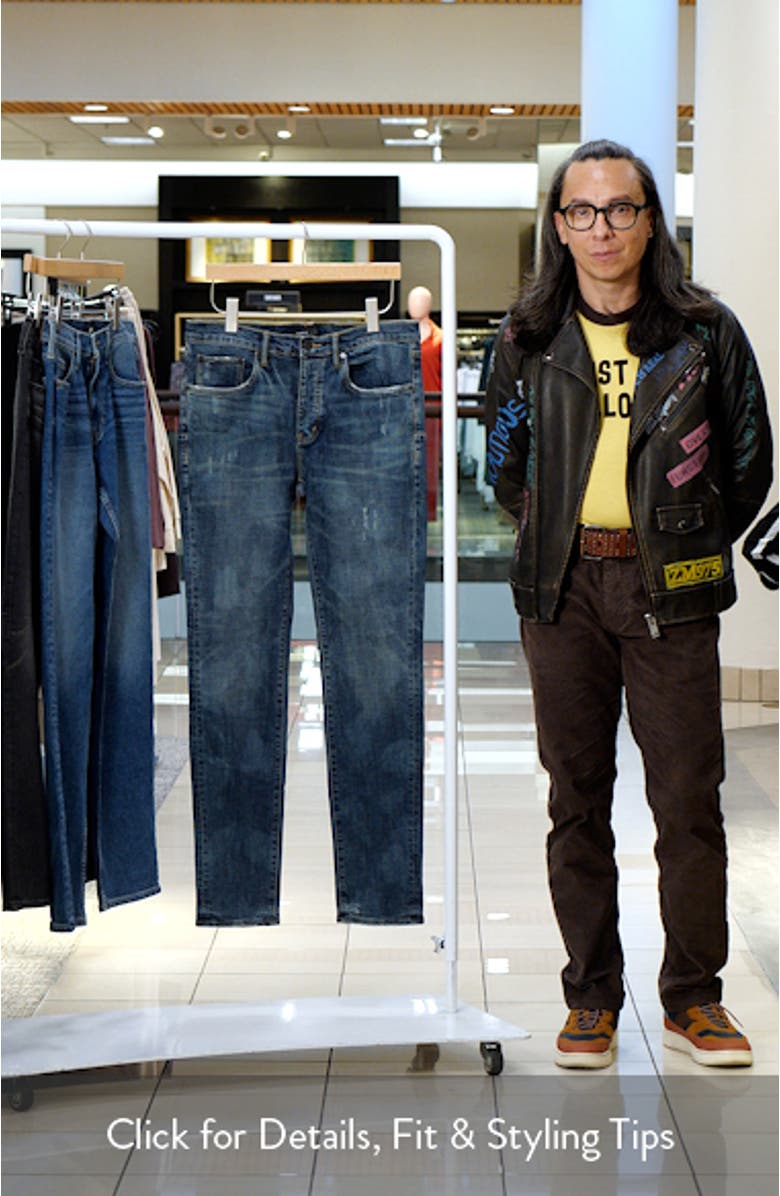 Skinny Perforated Jeans, sales video thumbnail