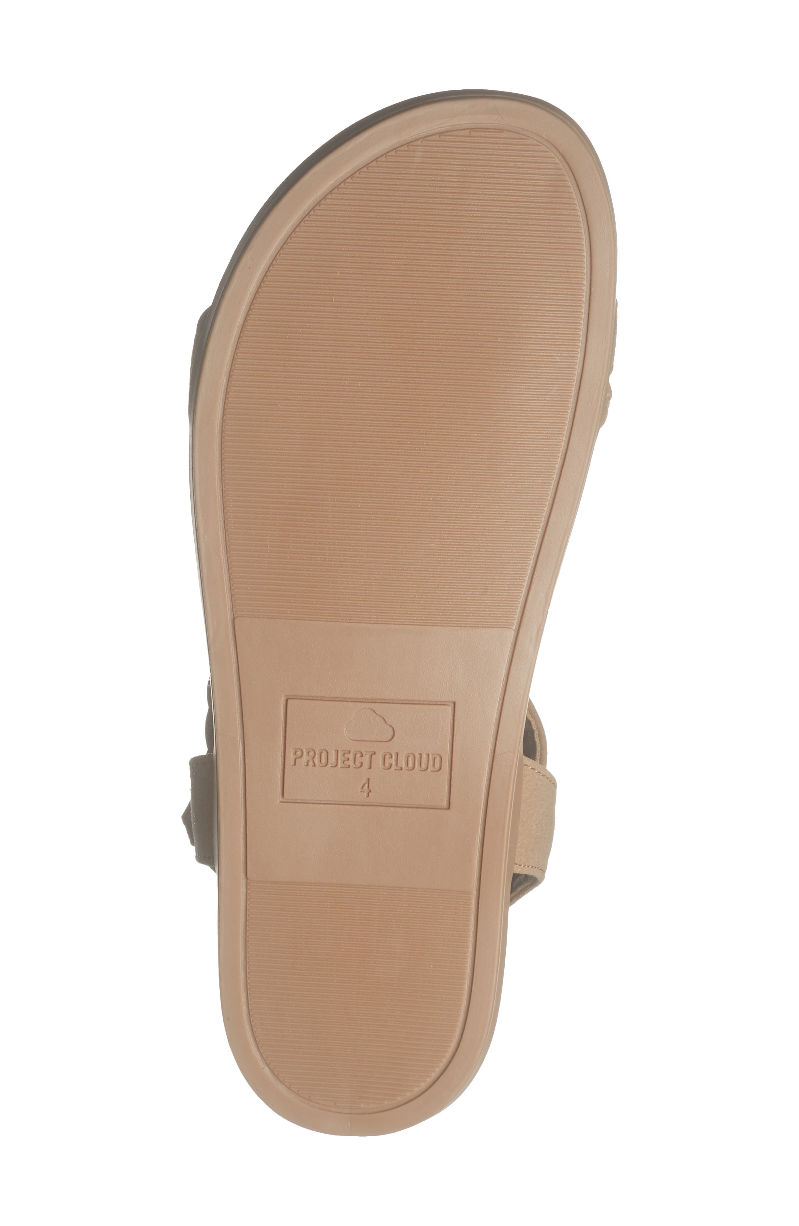 Project Cloud Kids' Leap Strappy Sandal, Alternate, color, Beige